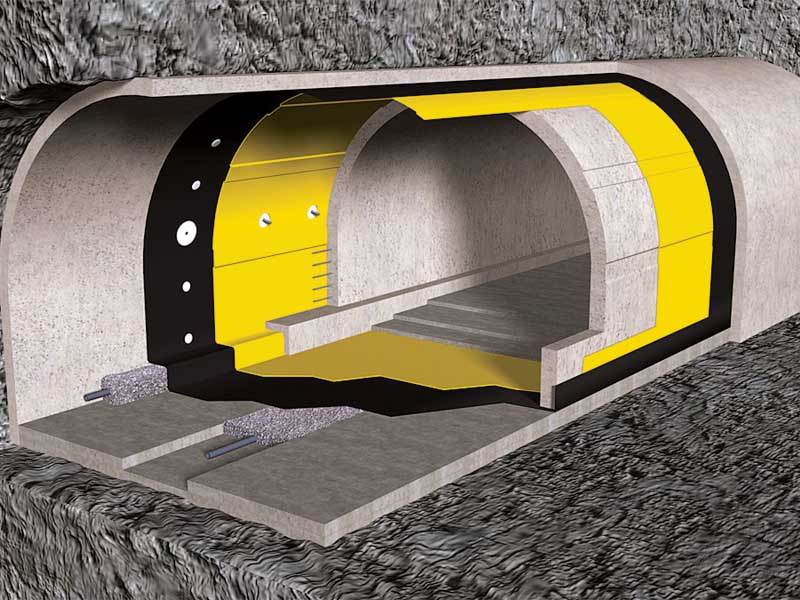 T-Seriyalı Tunel Su Yalıtımlı təbəqə ekstruziyası